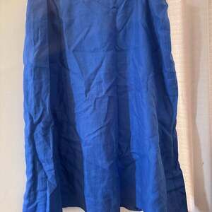 Talbots 100% Linen A-Line Full Skirt women's size 12